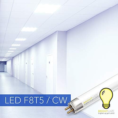 T5 12 İnç LED F8T5cw LED Yedek F8T5 LED 5 Watt 500 Lümen Soğuk Beyaz 4000 k F8 T5 Paketi 3 Ampuller tarafından BrightWize