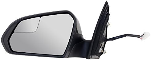 Fit System Driver Side Mirror for Hyundai Sonata, Eco, Dokulu Siyah w/PTM Kapak, w / Dönüş Sinyali, Katlanabilir, w / o spot