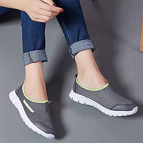 Erkekler ve kadınlar için koşu ayakkabıları moda nefes hafif rahat örgü ayakkabı spor ayakkabı