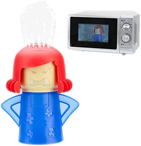 Angry Mama Mikrodalga Temizleyici Mutfak Yüksek Sıcaklık Birkaç Dakika İçinde Kolayca Yağlanır Buhar Mutfak için Sirke ve Su