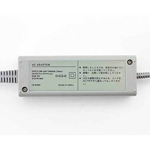 DUMVOIN (TM)DC 4.75 V / 1.6 A AC Adaptörü Ev Duvar Şarj Güç Kaynağı Kablosu İçin Nintendo Wii U WU Gamepad Uzaktan Kumanda