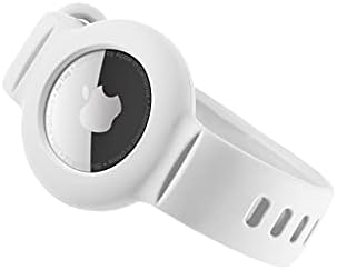 Silikon Apple Airtag Saat Kordonları, Ayarlanabilir Bileklik Koruyucu Kılıflar Hava Yastıkları için Kapak GPS Anti-Kayıp Bulucu,