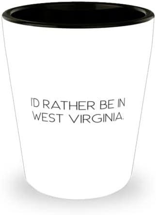 Eşsiz Bir Fikir Batı Virginia Hediyeleri, Batı Virginia'da Olmayı Tercih Ederim, Faydalı Atış Camı
