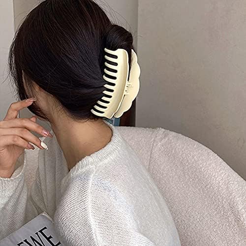 Houchu Günlük Moda Tasarım Kızlar Akrilik Banyo Yıkama Yüz saç tokası Düz Renk Kadın saç Aksesuarları Kore Tarzı Saç Pençeleri