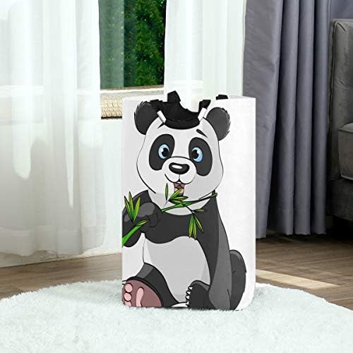 Çamaşır Sepeti Katlanabilir Kova Katlanır çamaşır sepeti Bambu Panda çamaşır sepeti ev düzenleyici Kreş Depolama Bebek Sepeti