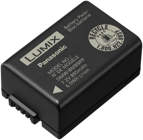 Panasonic Lumıx Kameralar için Lityum-İyon Pil DMW-BMB9 FZ100K FZ40K Fz80 Fz70, Siyah