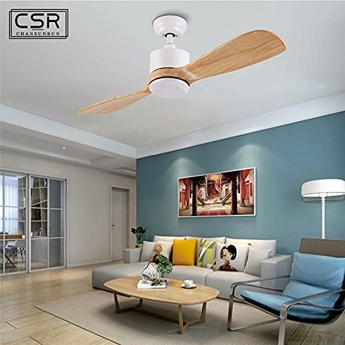 YINGGEXU Fan tavan ışık Modern LED Ülke Endüstriyel ahşap tavan fanı ışıkları ile ahşap tavan fanı ışıkları olmadan dekoratif