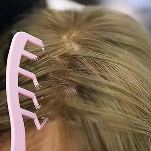 Pro Kuaförlük Combs, Anında Saç Hacim Z Şekli Saç Bakım Aracı, geniş Diş Tarak Araçları için Kıvırcık Kabarık Şekillendirici