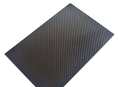0.5 mm x 200mm x 300mm Parlak Karbon Fiber Levha Plaka Paneli