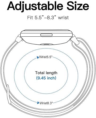 Fitbit Şarj 5 Band için uyumlu, Lamshaw Streç Elastik Naylon Ayarlanabilir Yedek Kayış Aksesuarları Fitbit Şarj 5 Smartwatch