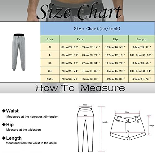 HONGJ Sweatpants Mens için, Bahar Renk Blok Patchwork İpli Slim Fit Skinny Işın Pantolon Egzersiz Spor Rahat Pantolon