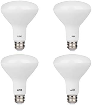 LUNO BR30 Kısılabilir LED Ampul, 9,5 W (65W Eşdeğeri), 665 Lümen, 5000K (Gün Işığı), Orta Taban (E26), UL ve ENERGY STAR (4'lü