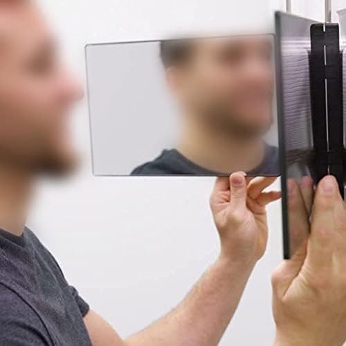 NZFERT Taşınabilir makyaj aynası Yüksek Çözünürlüklü makyaj aynası,Üç Katlı Ayna,360 Derece Döner banyo aynası,Duvara Monte Katlanır