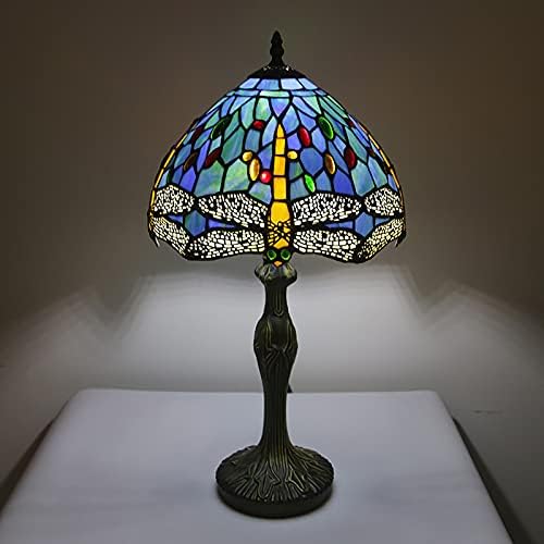 xinbing Tiffany tarzı masa lambası 24 inç Wisteria tarzı vitray ışık gölge vitray abajur oturma odaları yatak odası ofis barlar