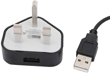 X-DREE USB bağlantı Noktası 1 * 3 W 60 Derece ışın Açısı 40 cm Kol Soğuk Beyaz İNGILTERE tak LED klip masa lambası ışık Siyah