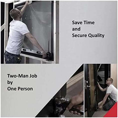 DONCK Taşınabilir Jack Asansör Kabine Jack Alçıpan Onarım Alüminyum Manuel Aracı Emek Tasarrufu Kol Kapı Kullanımı Kurulu Çok