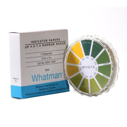 Whatman 2600-101A Standart Dar Aralıklı pH Kağıt Dispenseri, 0.5 ila 5.5 pH