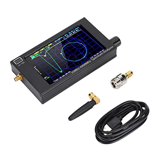 Spektrum Analizörü, 800x480 Çözünürlük Kolay Kullanım USB Frekans Analizörleri Devre Sistemi için Kablo ile 4.3 inç TFT LCD
