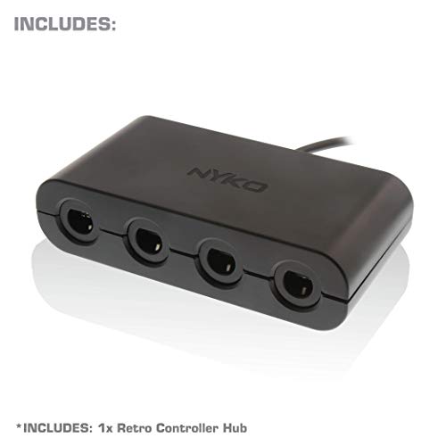 Nyko Retro Denetleyici Hub - Nintendo Anahtarı için 4 Port GameCube Denetleyici Adaptörü