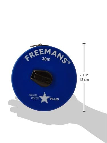 FREEMANS Gold Star Plus-Cam Elyaf-Plastika - Ölçüm Bandı 30 Metre