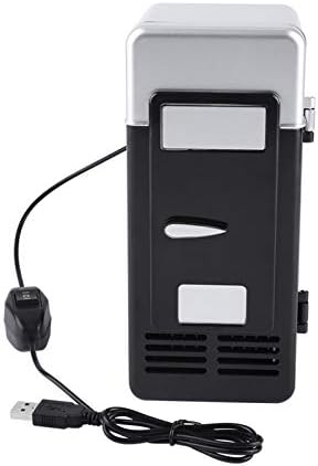 Cryfokt Taşınabilir Araç Buzdolabı, USB Mini Buzdolabı Soğutucu ısıtıcı Tak ve Çalıştır,Hızlı Soğutma, İçecek/Kola/Kutular/Kahve