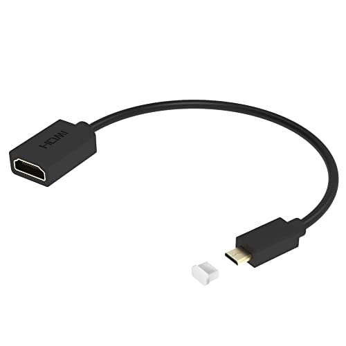 Mikro HDMI HDMI Adaptörü, 4 K Mirco HDMI Erkek HDMI Dişi Kablo (Tip D Tip A), destek 1080 P 3D, GoPro Hero8 için/7/6/5, Ahududu