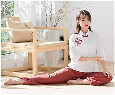 BUYT Çin Geleneksel Tai Chi Kung Fu Üniformaları Tai Chi Giysileri Yoga Giysileri Takım Elbise Pamuk ve Keten Çin Tang Takım