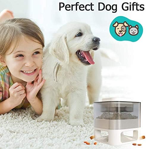 2021 Yeni Köpek Maması Besleyici,Vikano Pet Oyuncak Interaktif Performans ile Otomatik Köpek Besleyici, mutlu Itme Besleyici