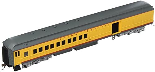 Bachmann Trenleri - 72' Ağır Siklet Işıklı İç Mekanla Birleşiyor - UNİON PACİFİC - 4 PENCERE KAPISI 2512 ( sarı, gri ve kırmızı)
