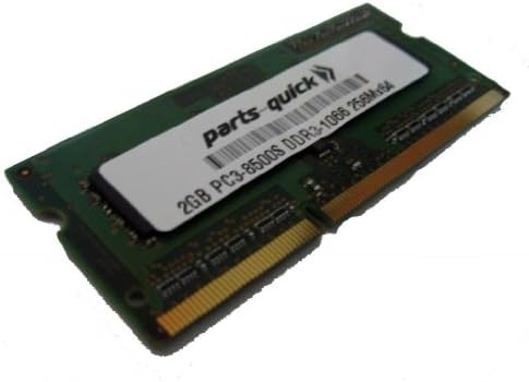 2 GB DDR3 Bellek Yükseltme için Intel D525MW / D525MWV / D525MWVE Anakart PC3-8500 204 pin 1066 MHz SODIMM RAM (parçaları-hızlı