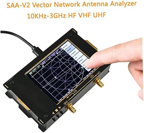 SouiWuzi Vektör ağ analizörü Anten Ölçüm NanoVNA HF VHF UHF 3.2 inç Dokunmatik Ekran ile Kılıf, Spektrum Analizörleri