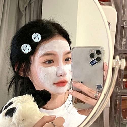 PENYU 5 adet/takım Bantlar Komik Hollow Yüz Maskesi Ayna Çocuk Kızlar ıçin Kore Küçük Tokalarım Ördek Gagası Klipler Kadın Saç