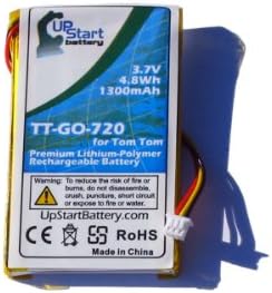Araçları ile Tomtom Go 520 Pil için yedek-Tomtom GPS Piller ile uyumlu ( 1300 mAh, 3.7 V, Lityum-İyon)