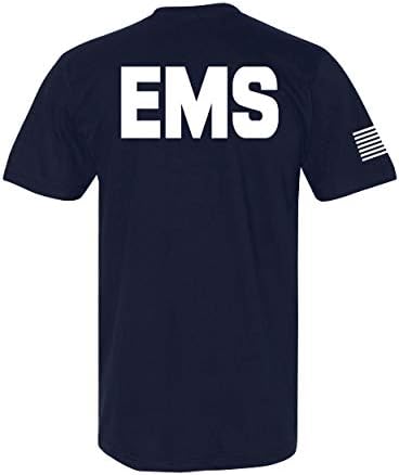 Kolluk-Polis EMS FBI Yangın Kurtarma Şerif K-9 Unisex Iki Taraflı T-Shirt