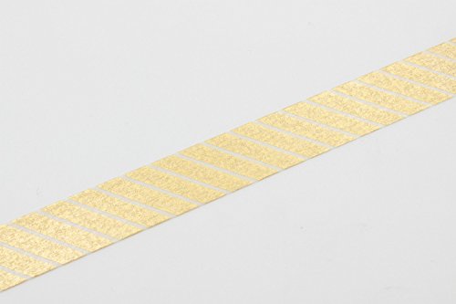 MTWashi Bant MT01D144Z Japon Washi Maskeleme Bandı-Çapraz Şerit, Altın
