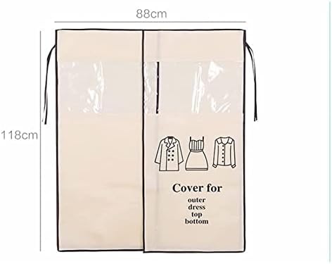 YYDMBH Konfeksiyon Kapakları Dokunmamış Ceket toz geçirmez Kapak Ev Asılı Palto Giyim Kapak Takım Elbise Cep saklama torbaları