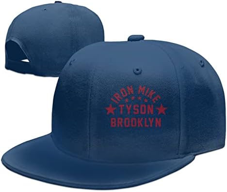Demir Mike Tyson Brooklyn beyzbol şapkası güneş şapkası Kadın Erkek Siyah
