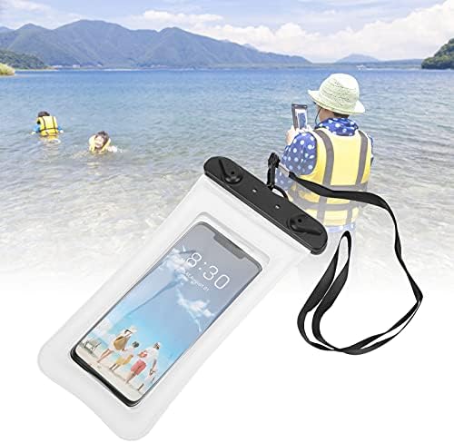 SALUTUY Mühürlü Yüzen Şişme Telefon Çantası, Şişme Cep Telefonu Su Geçirmez Çanta Belirli Cep Telefonu Modelleri için Yumuşak