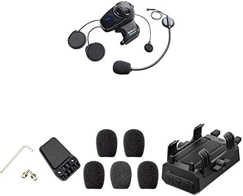 Sena SMH5D-UNIV Bluetooth Headset- und Gegensprechanlage + Sena SMH5-A0307 Minilautsprecher + Sena SC-A0109 Mikrofonaufsätze