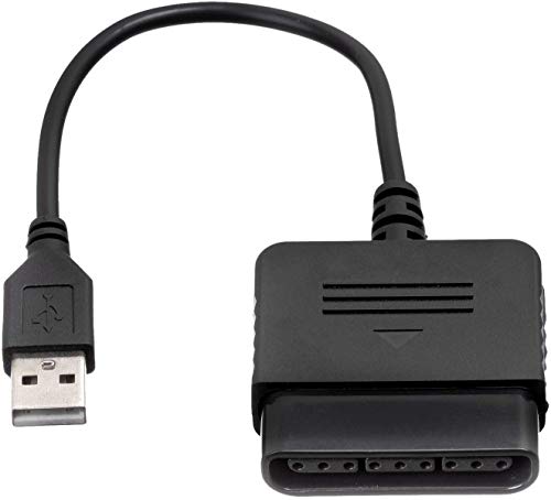 TELEZ USB 2.0 Denetleyici Gamepad Joystick Adaptörü Dönüştürücü kablo kordonu için Uyumlu Sony PS1 PS2 Kablolu Denetleyici Sony