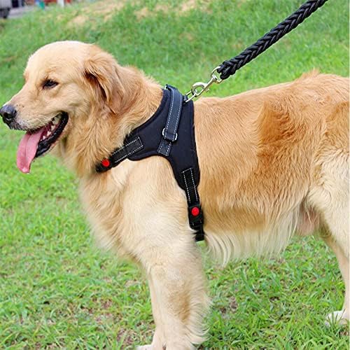 JDYC Pet Ürünleri El Kayışı Koşum Yaka Açar Orta Naylon Yelek Ayarlanabilir Köpekler Malzemeleri (XL, kırmızı)